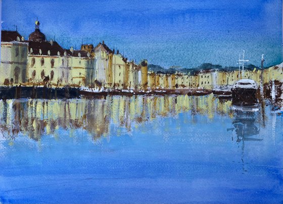 Honfluer Harbour……….