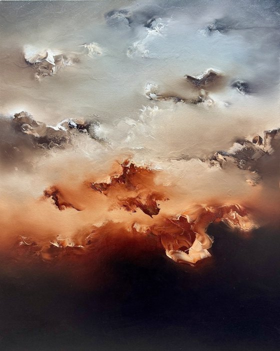 Mountains on her shoulders