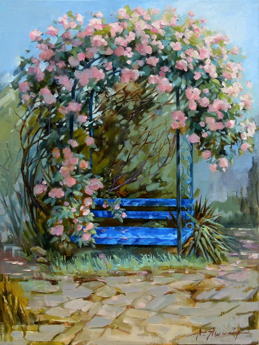 Pink arbor by Alla Yashina