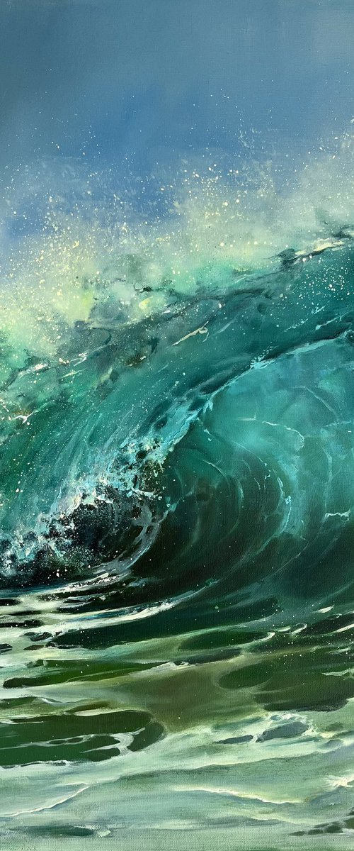 Turquoise Thunder by Myroslava Denysyuk