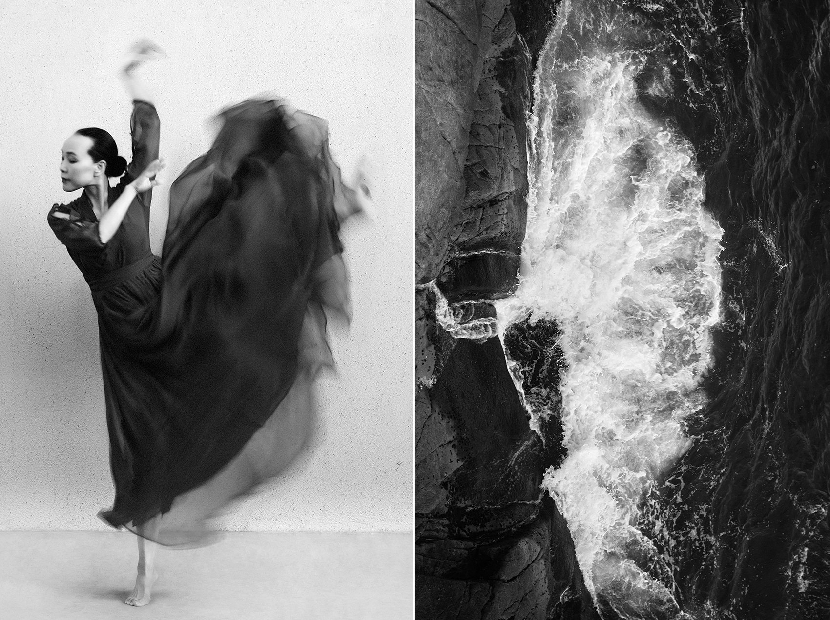 Expressive Landscape Photograph By Xidong Luo, 31 X 24", Tides Within - Vii, Original Artwork