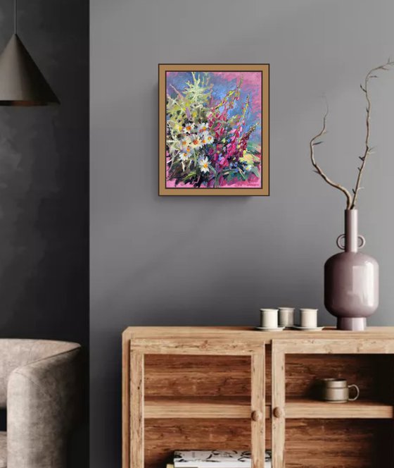 Still life of wild flowers