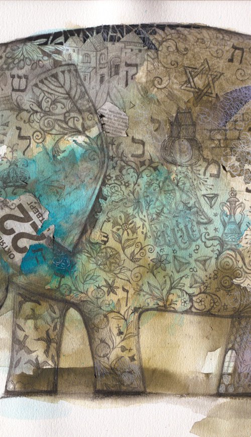 22 Letters Judaica by Oxana Zaika