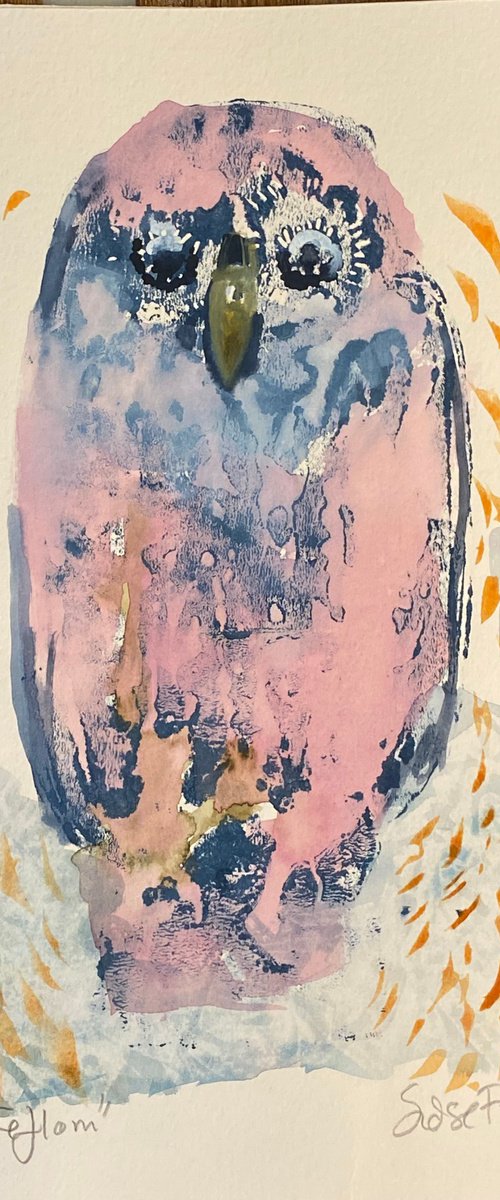 Pink Owl by Sidse Friis