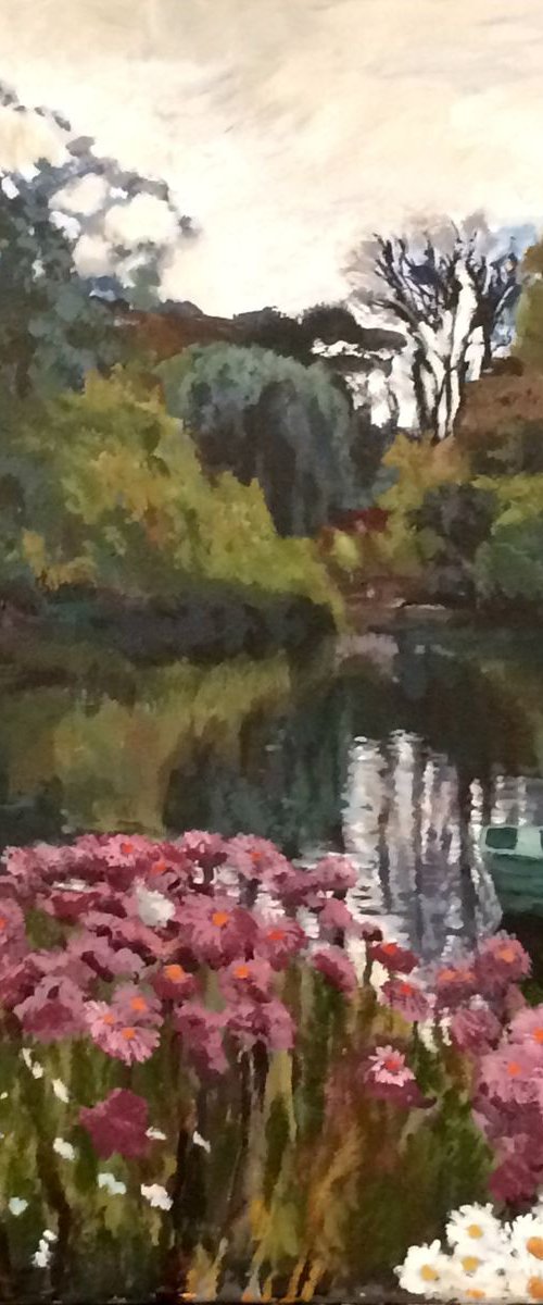"Reflecting In Dulwich Park" by R J Burgon