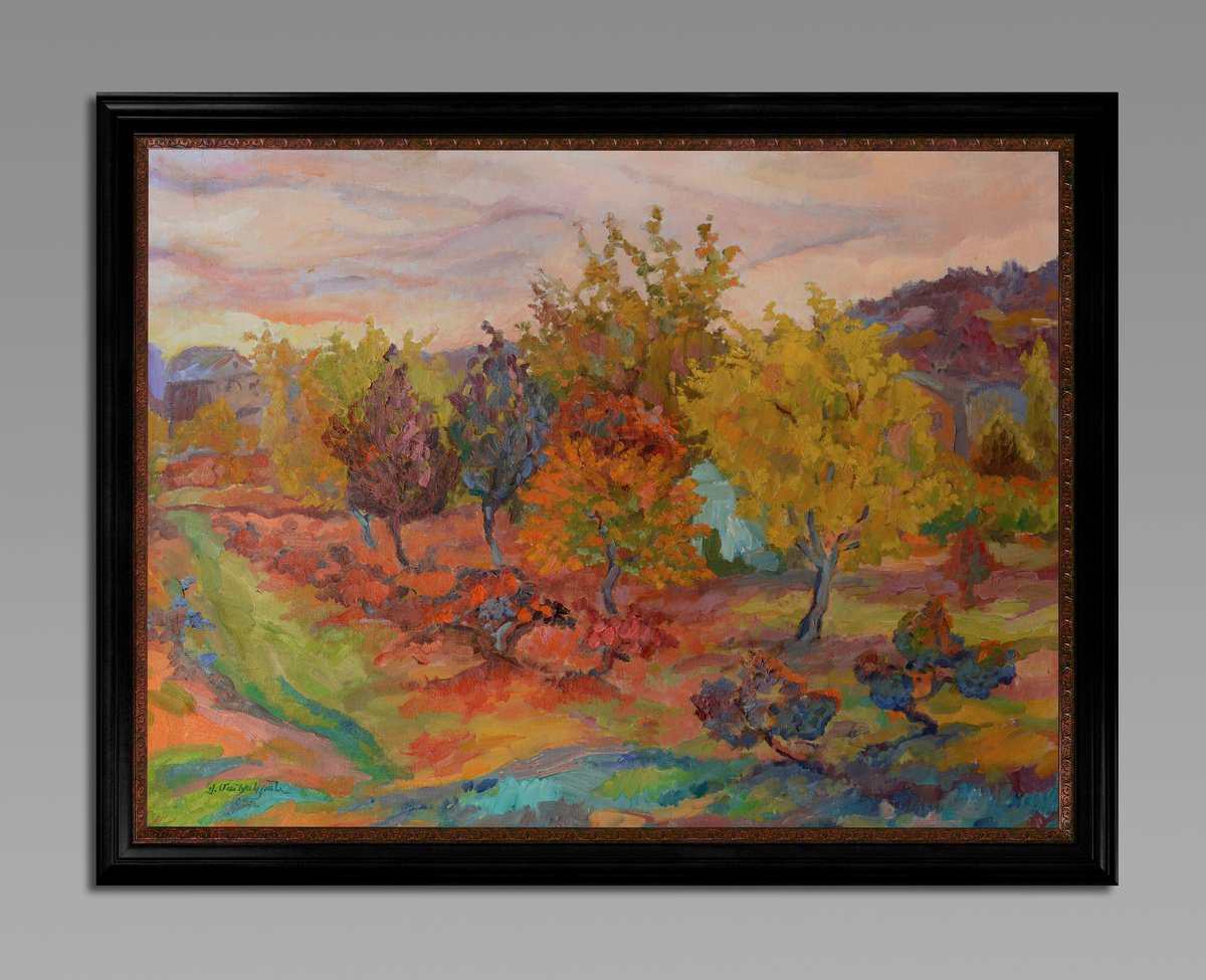 Vachagan Manukyan | Original Oil Painting | Autumn | 80 X 60Cm | Artwork For Sale On Artfinder