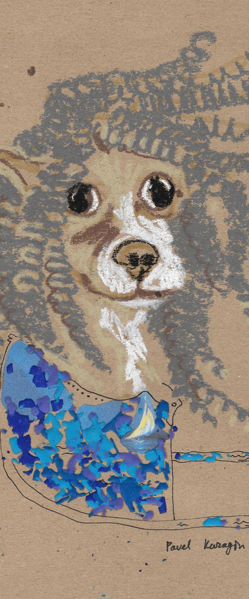 Hipster dog #16 by Pavel Kuragin