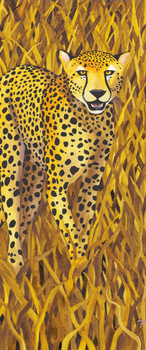 Jungle Cat 10 by Terri Smith