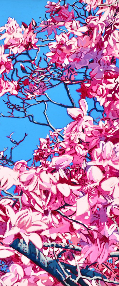 Pink Magnolia Blossom by Alex Nizovsky