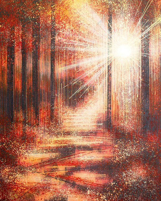 Forest At Sunset