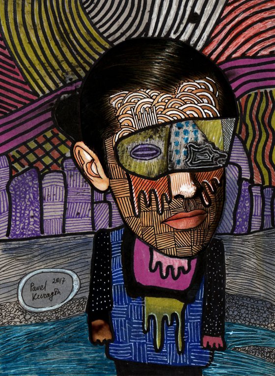 Colorful man