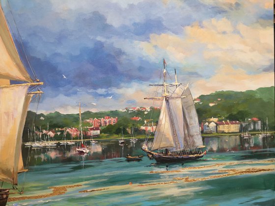 Golden masts
