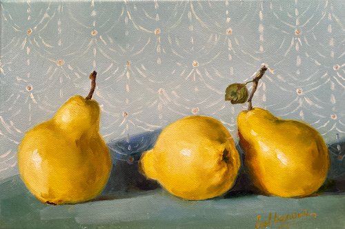 Sunny pears by Elvira Sultanova