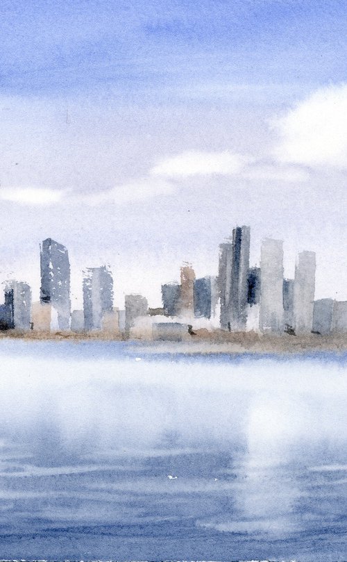 Toronto Skyline by Olga Tchefranov (Shefranov)