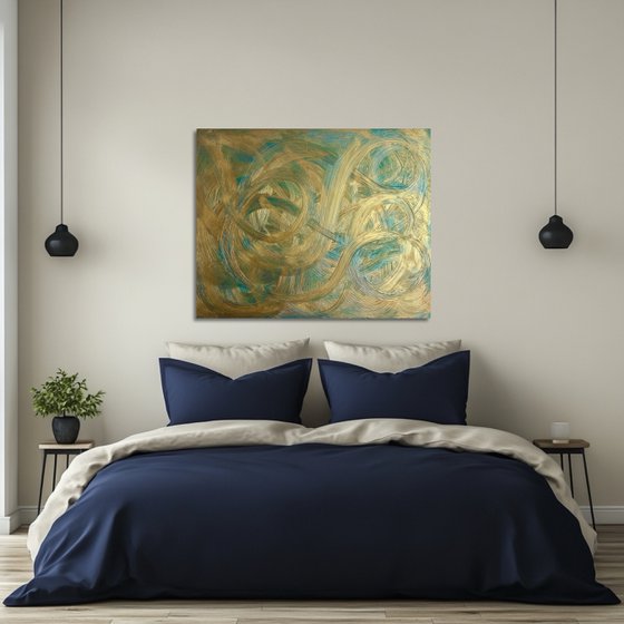 Gold Leaf 100x80x2