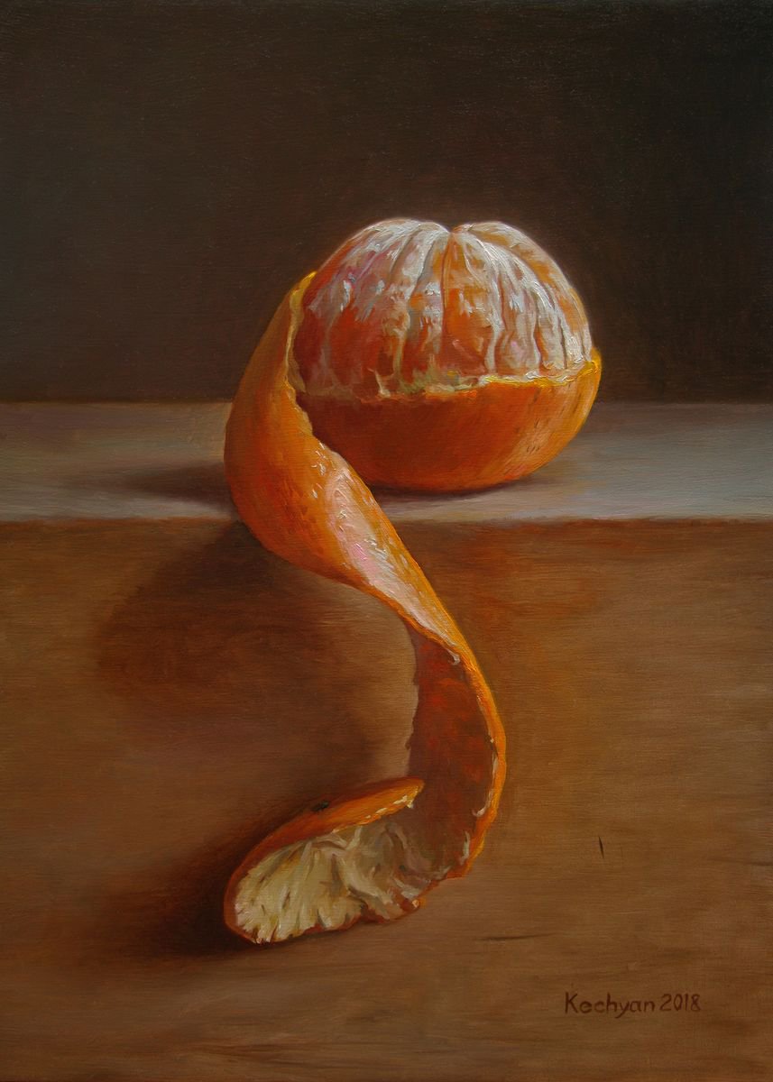 Mandarin (2018) Oil painting by Albert Kechyan | Artfinder