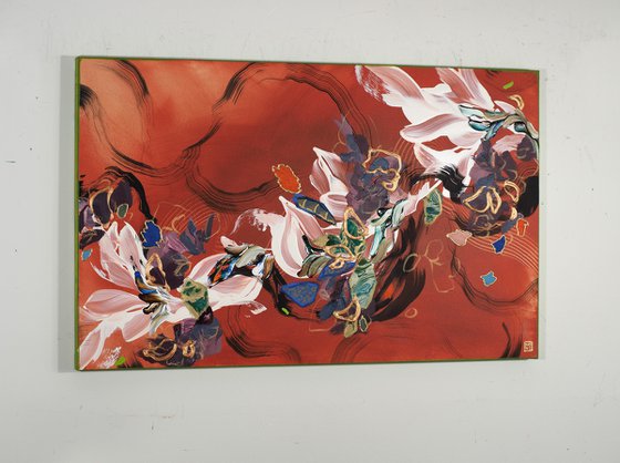 Silk, Lacquer and Cinnabar III