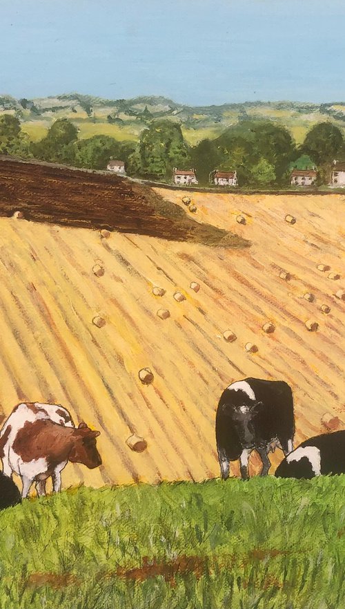 SOMERSET COWS by Margaret Riordan