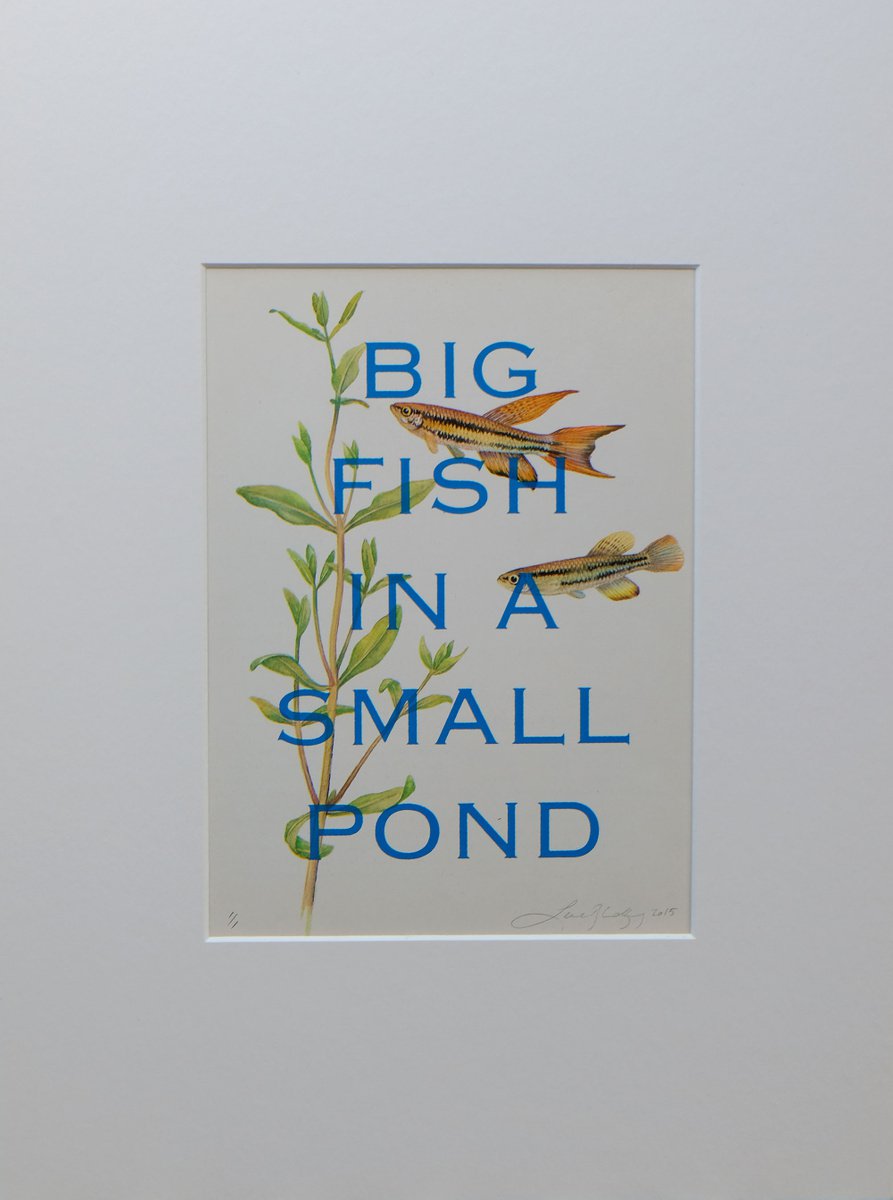 Big fish in a small pond by Lene Bladbjerg