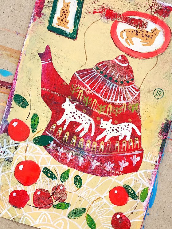 Tea with cheetahs