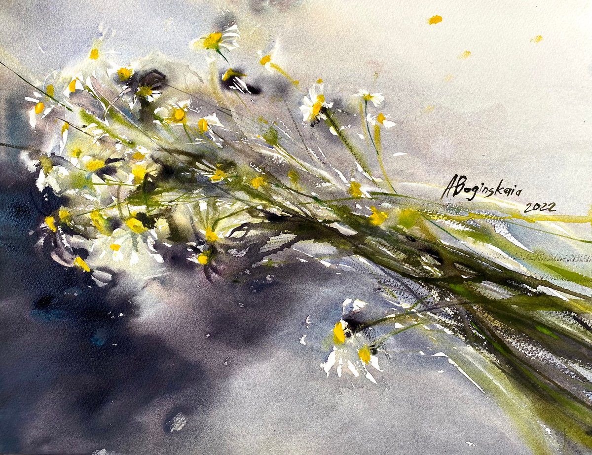 Ease - Daisies by Anna Boginskaia