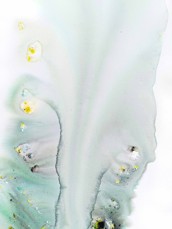 Nature 599 — Abstract Celadon Frond