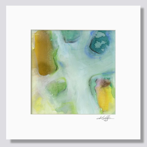 Tranquility Travels 18 - Abstract Painting by Kathy Morton Stanion