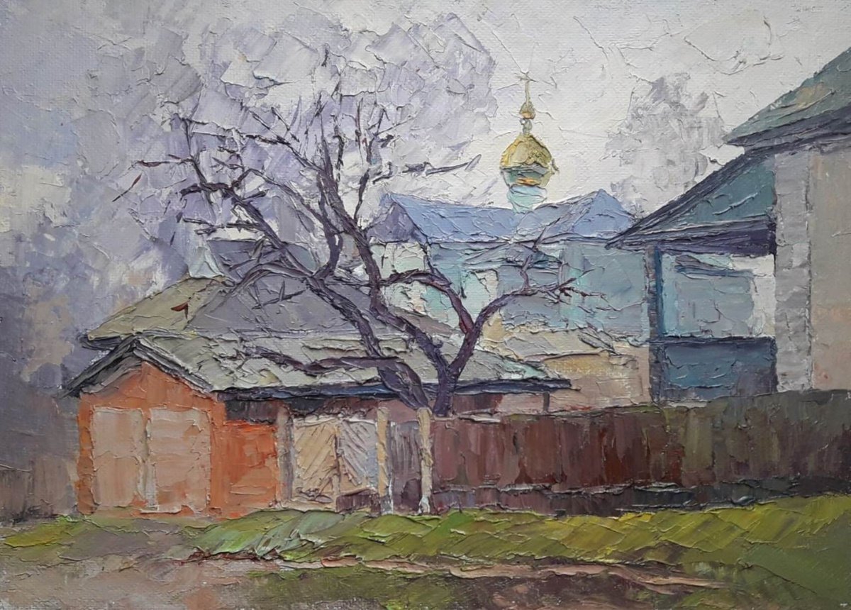 oil painting Konotop region Serdyuk Boris Petrovich nSerb739 by Boris Serdyuk