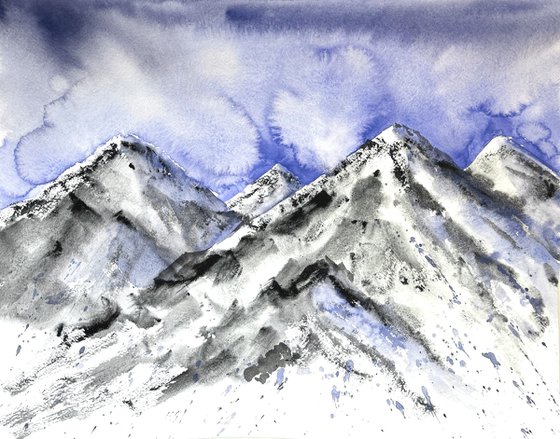 Majestic clouds Mountains