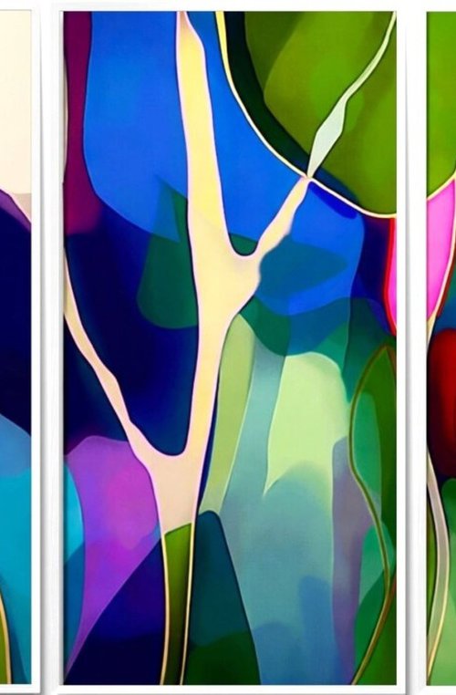 Jazz Style Flowers #10 by V+V Kniazievi