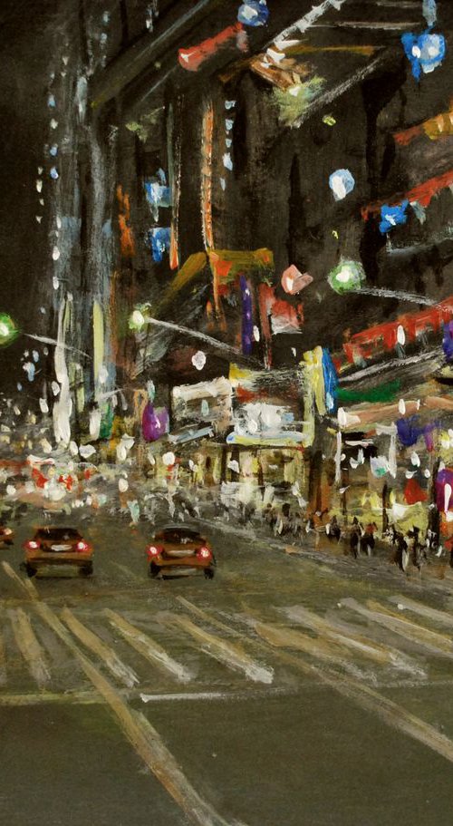 New York city lights by Vishalandra Dakur
