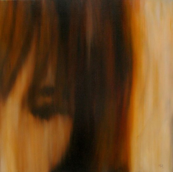 Portrait Oil Painting - Feeling Down
