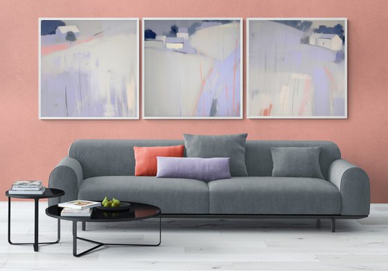 Triptych Silence On the Fields