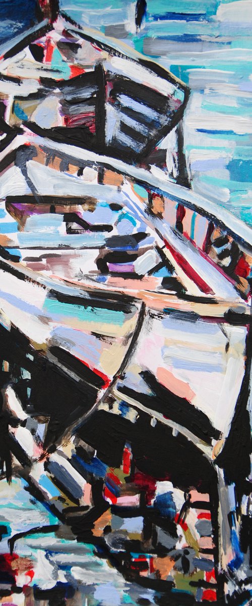 Boats / 42 x 29.7 cm by Alexandra Djokic