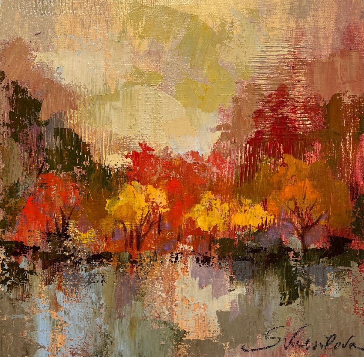 Fall Riverside by Silvia Vassileva