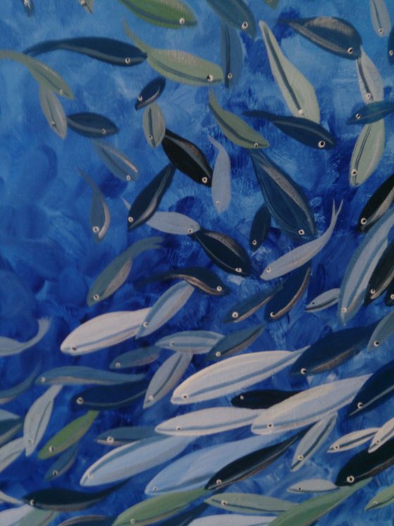 Huge Canvas "fish"