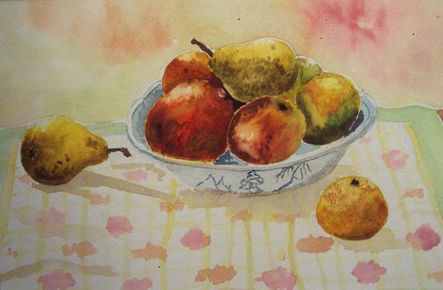 Still Life Bowl of Fruit by Teresa Tanner