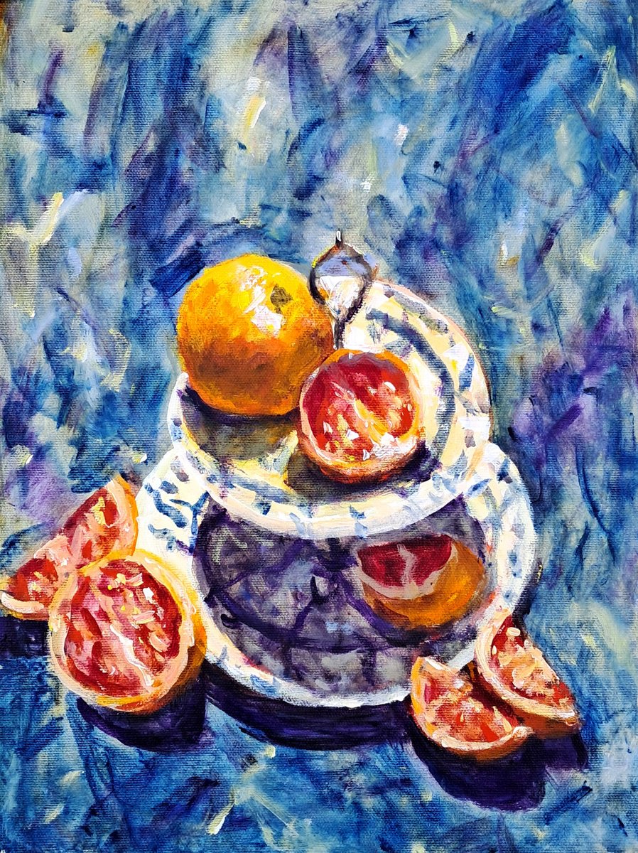 Grapefruit eclipse by Dimitris Voyiazoglou