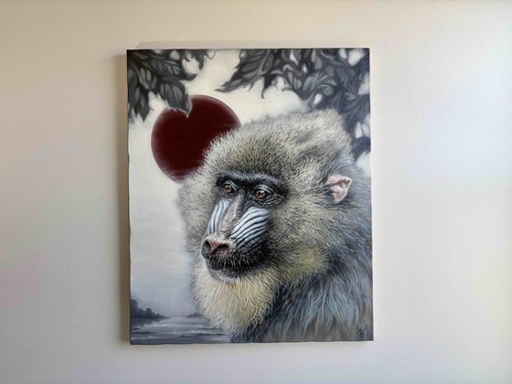 The Rainforest Sphinx / Mandrill monkey