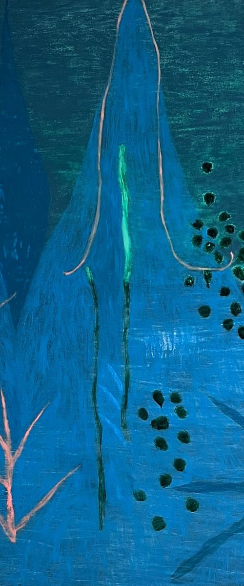 Blue Garden by Olesia Podobied
