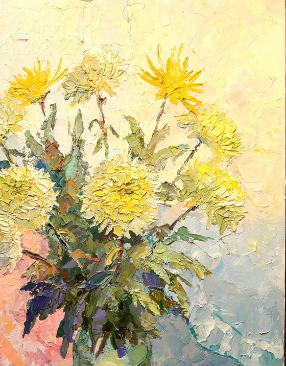 Yellow chrysanthemum