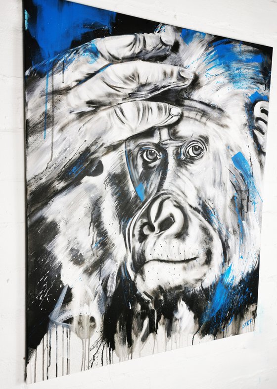 'GORILLA #2' - Workseries 'HOMINEDEA'