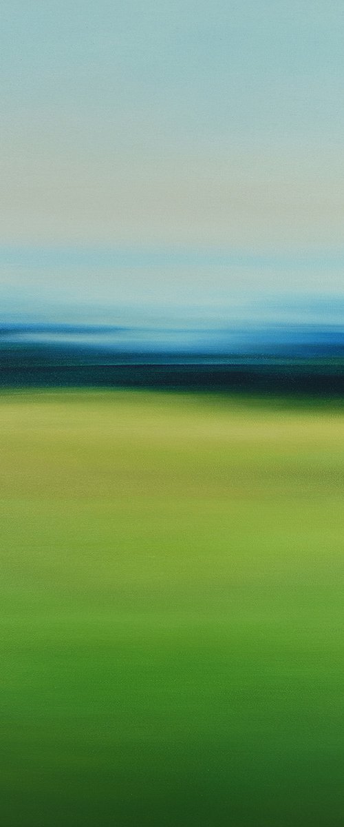 Spring Field - Abstract Field by Suzanne Vaughan