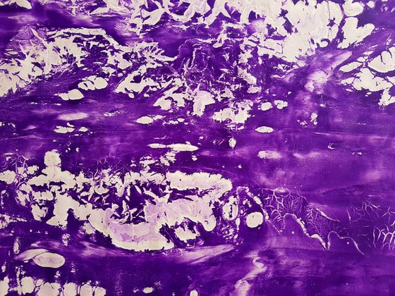 Purple wine (n.279) - 90 x 70 x 2,50 cm - ready to hang - acrylic painting on stretched canvas