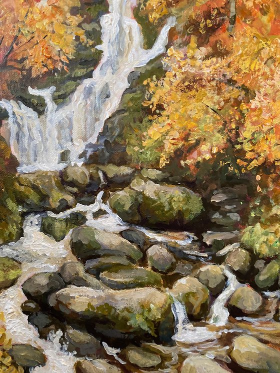 Waterfall in Autumn