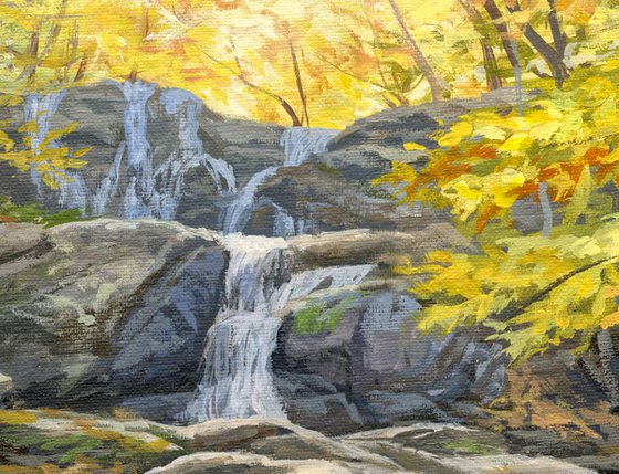 Autumn Day at Dark Hollow Falls