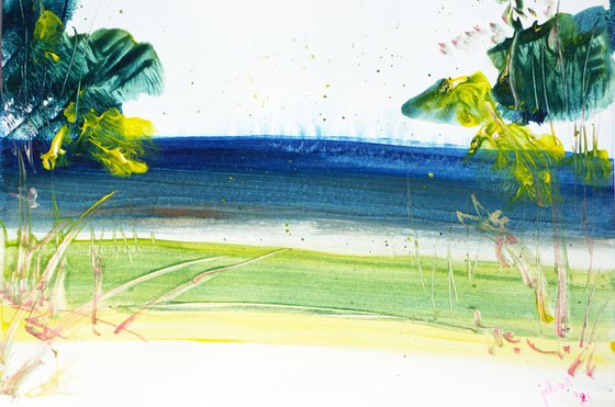 Summer Landscape 21-5 9x12in (22x30cm)