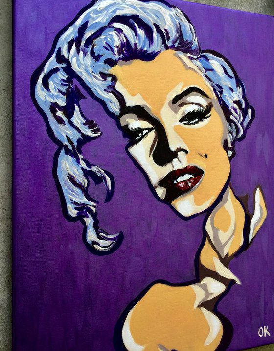 Marilyn Monroe. Goddess of Hollywood. Movie star. MODERN URBAN ART OFFICE ART DECOR HOME DECOR GIFT IDEA