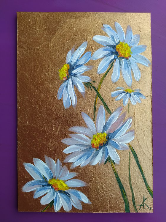 cool acrylic flower paintings