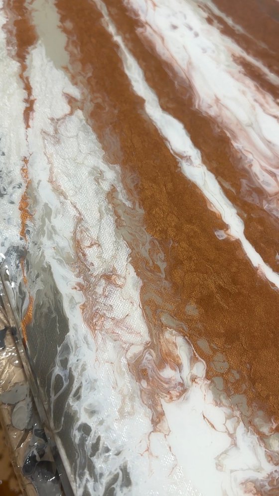 Sillage — Monumental Abstract Diptych